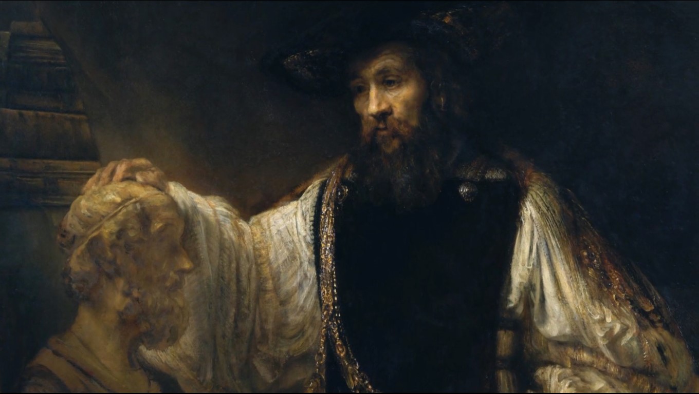 طرحی درباره‌ی شاهکارهای متاخر رامبراند-هاشور